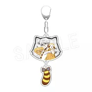 藍色監獄x小浣熊搖搖尾巴2連壓克力吊飾：凪誠士郎