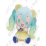 初音x大耳狗坐姿玩偶：奶油・檸檬蘇打EX初音(檸檬蘇打)