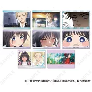 薰香花朵凛然綻放方形胸章(1入)