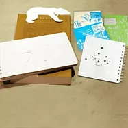 限定台灣保育動物組合(梅花鹿筆記本+台灣黑熊筆記本+明信片書籤組3入)