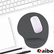 aibo 台灣製 舒壓鼠飆墊 護腕鼠墊-時尚灰