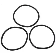 [MUJI 無印良品]髮圈/細/黑/3個