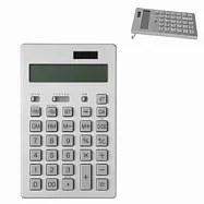 [MUJI 無印良品] 計算機/大.12位.銀
