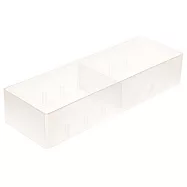 [MUJI 無印良品]PP抽屜整理盒(3)/66×200×40mm