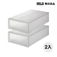 [MUJI 無印良品]PP衣裝盒/小/2入