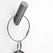 【天晴設計】掛勾鑰匙圈hookeychain(鈦黑)