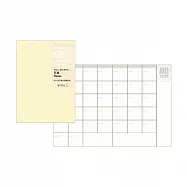 TRC Traveler&rsquo;s Notebook PA SIZE補充系列-006月間手帳