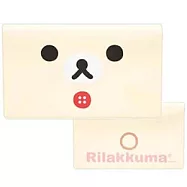 San-X 懶熊臉型系列存摺收納夾-懶妹