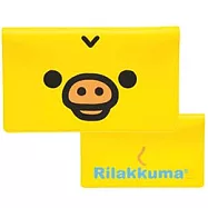 San-X 懶熊臉型系列存摺收納夾-小雞