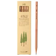 【TOMBOW日本蜻蜓】木物語鉛筆 HB(Recycled pencil)