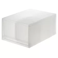 [MUJI 無印良品]PP盒/深型/2格/附隔板(正反疊)