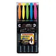【TOMBOW日本蜻蜓】雙頭螢光筆5色組