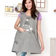 田園女孩圍裙(黑)