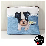 ◆明日樂自在◆旺狗零錢包法國鬥牛犬