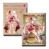 with hello kitty!! 直式資料袋-Male Kisaragi格紋咖