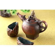 ◆明日樂自在◆蔡志忠 關羽天罡正氣壺-紅色 (限量)