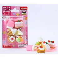【iwako】NO PVC 環保造型橡皮擦 紙版裝(蛋糕冰品系列)