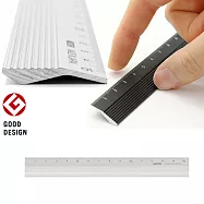 MIDORI鋁製尺<15cm> 銀