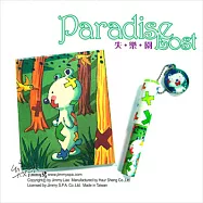 Jimmy 幾米失樂園迷你原子筆+便條紙 (叉叉熊)