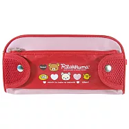 代理版 拉拉熊 方型筆袋 粉色丸子