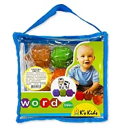 【K&rsquo;s Kids 奇智奇思】Popbo Blocs - Chain-a-word 彩色安全積木&mdash;有趣的字母彩色 彩色