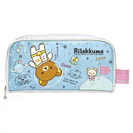 San-X 拉拉熊宇宙太空人系列防水筆袋化妝包