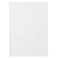 [MUJI 無印良品]植林木不易透色活頁紙/A4.橫線.7mm.100頁