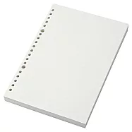 [MUJI 無印良品]植林木不易透色活頁紙/A5.橫線.6mm.200頁