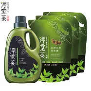 茶寶 淨覺茶 天然茶籽洗衣素1+3入超值組