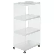 [MUJI 無印良品]PP組合箱/3段/附輪子