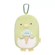 San-X 角落公仔數位配件系列毛絨擦屏手機袋。企鵝君