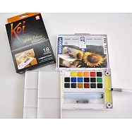 【SAKURA】Koi塊狀水彩18色寫生組