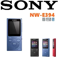 SONY NW-E394繽紛好音質 隨身帶著走 就愛影音隨身播放器 3色 公司貨保固18個月 帥性藍