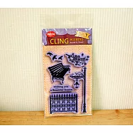 自黏印章-歐式剪影/庭院/公園歐式剪影