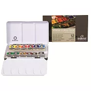 林布蘭塊狀水彩12色