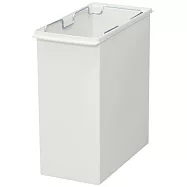 [MUJI無印良品]PP上蓋可選式垃圾桶/ 小/20L袋用