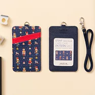 【Ardium】仿真皮印花卡套 – 附掛繩 ，胡桃鉗