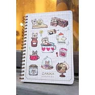 鬼畫福 法鬥ZAKKA-雙線圈筆記本