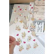 鬼畫福 透明貼紙-法鬥小天使