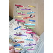 鬼畫福 透明貼紙-彩色鉛筆法鬥