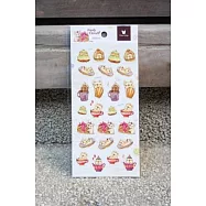 鬼畫福 透明貼紙-甜點法鬥