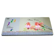 MONA水溶性色鉛筆48色(鐵盒)