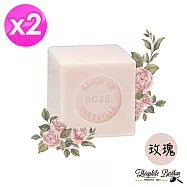 Theophile Berthon戴奧飛‧波登方塊馬賽皂(玫瑰香)100g x2顆