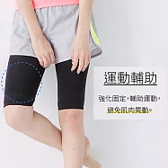 蒂巴蕾 波浪按摩燃燒系塑大腿襪-黑