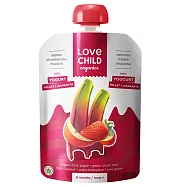 【 Love Child 加拿大寶貝泥 】有機鮮萃生機蔬果泥 優格寶系列-蘋果 草莓 維多利亞大黃菜