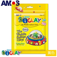 韓國AMOS 50克袋裝超輕黏土共有12色可以選擇(台灣總代理公司貨)黃色