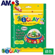 韓國AMOS 50克袋裝超輕黏土共有12色可以選擇(台灣總代理公司貨)綠色