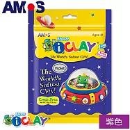 韓國AMOS 50克袋裝超輕黏土共有12色可以選擇(台灣總代理公司貨)紫色