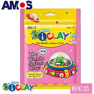 韓國AMOS 50克袋裝超輕黏土共有12色可以選擇(台灣總代理公司貨)粉紅色