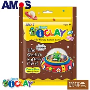 韓國AMOS 50克袋裝超輕黏土共有12色可以選擇(台灣總代理公司貨)咖啡色